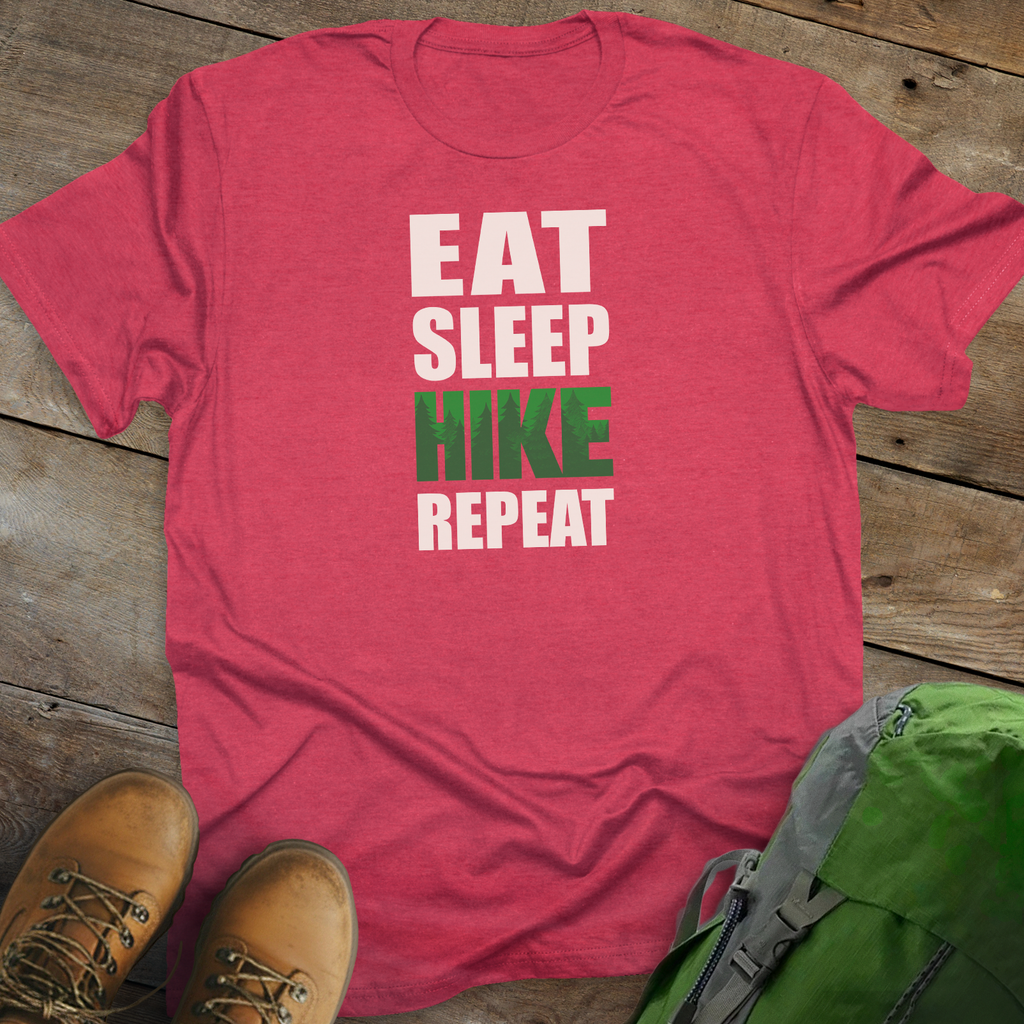 Eat Sleep Hike Repeat T-shirt