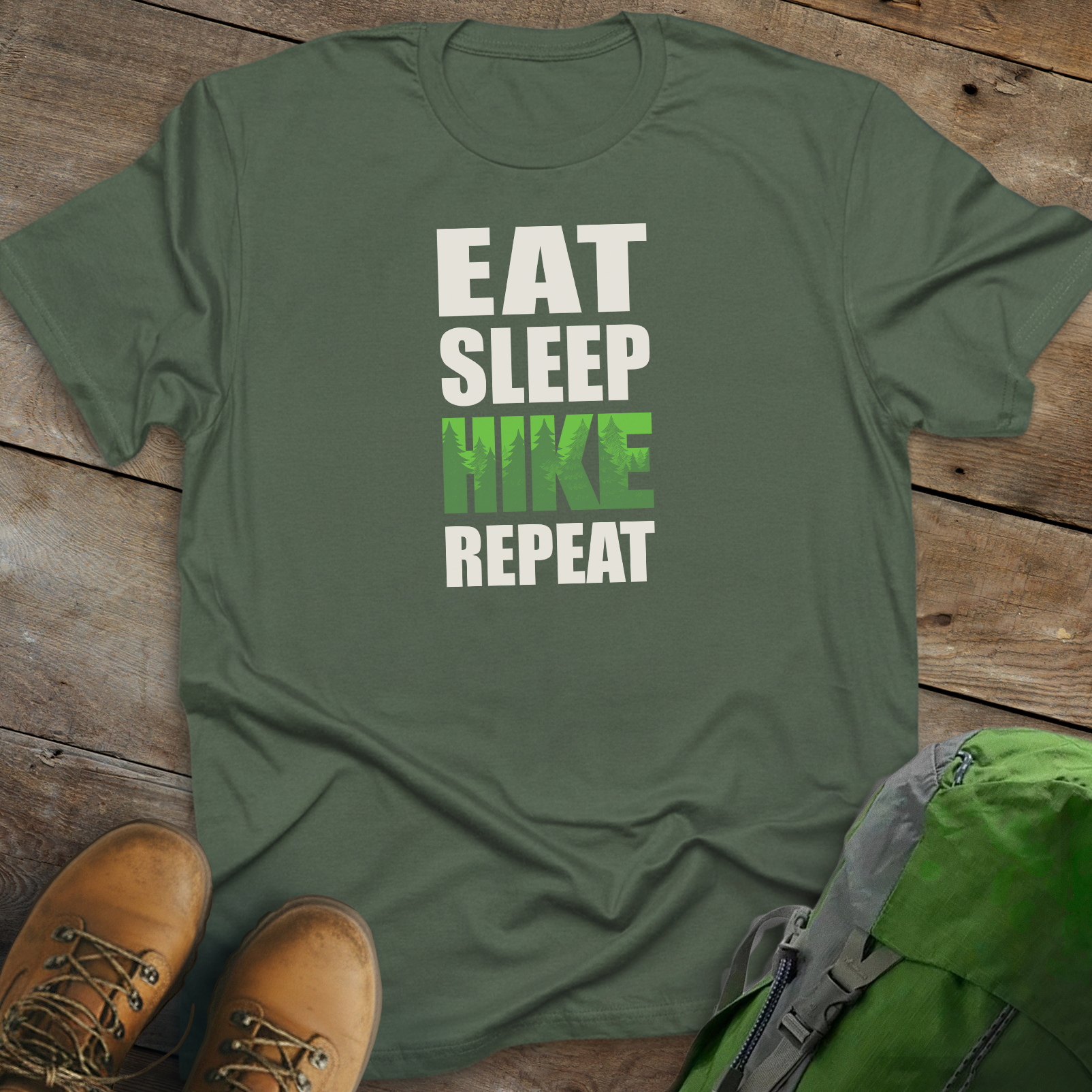 Eat Sleep Hike Repeat T-shirt
