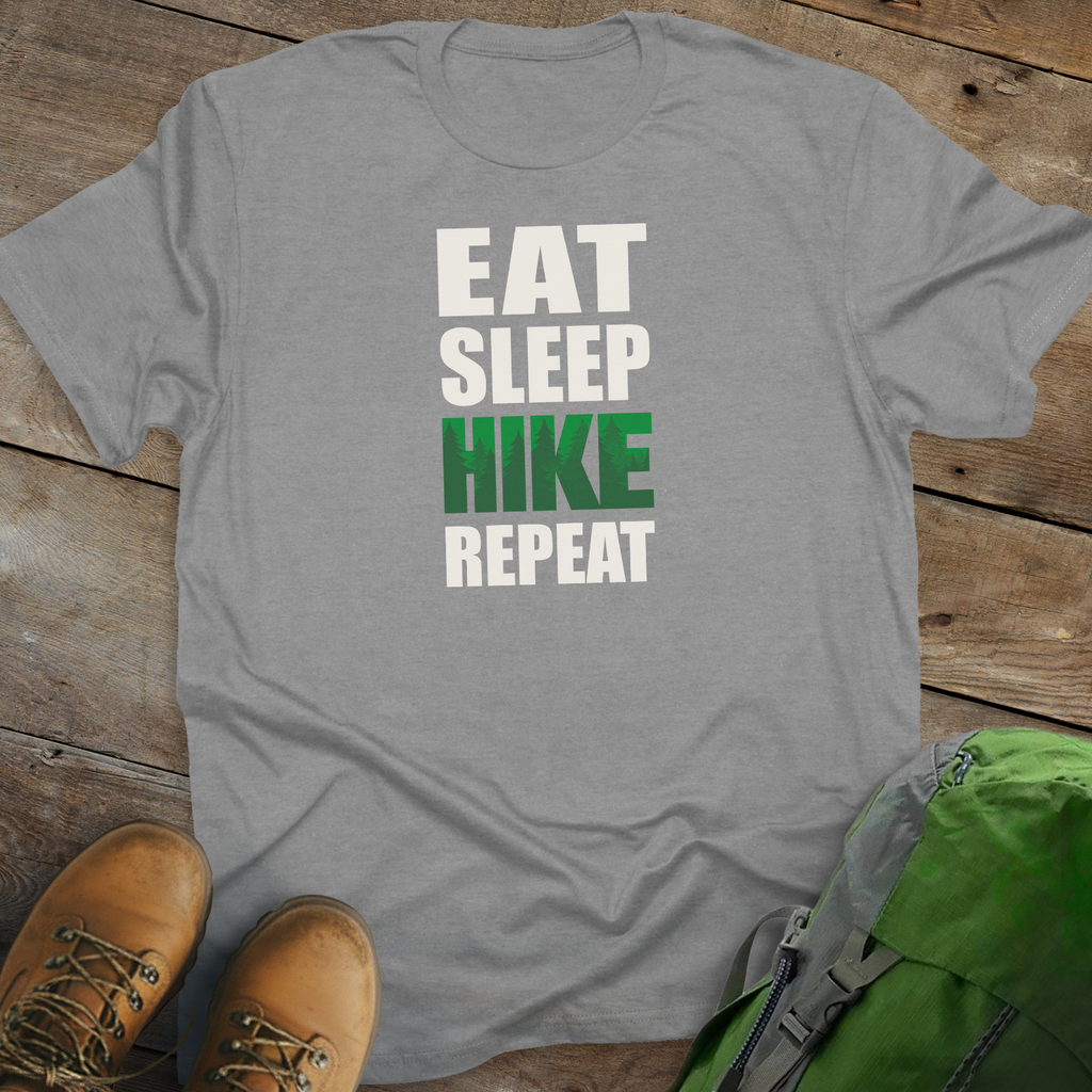 Eat Sleep Hike Repeat T-shirt