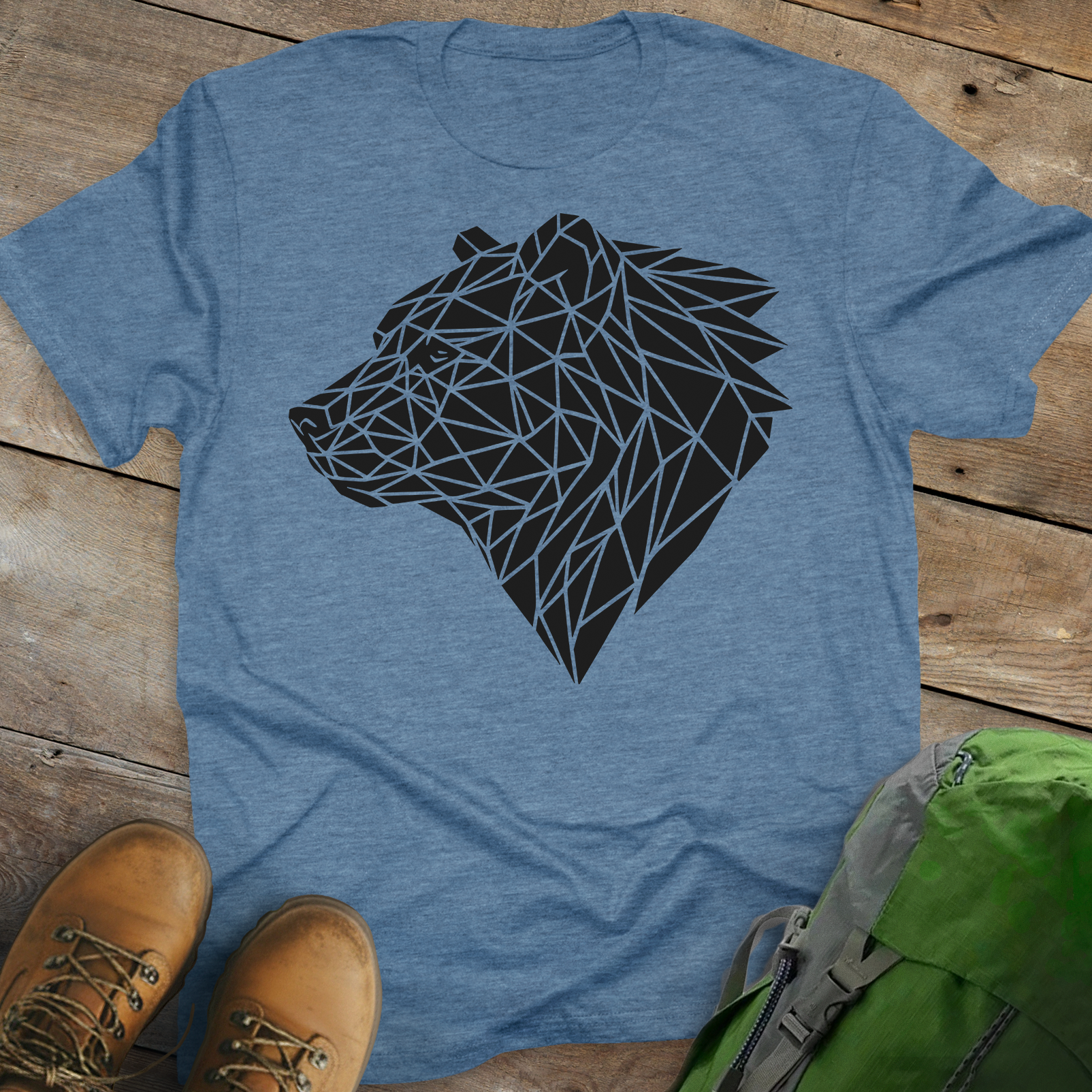 Geometric Bear T-shirt