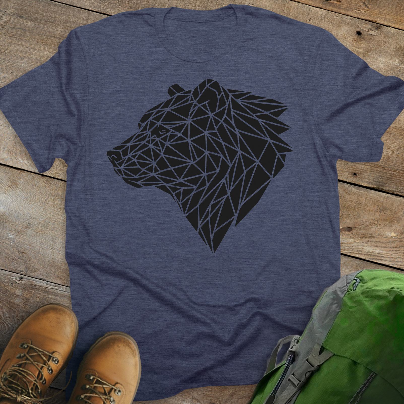 Geometric Bear T-shirt