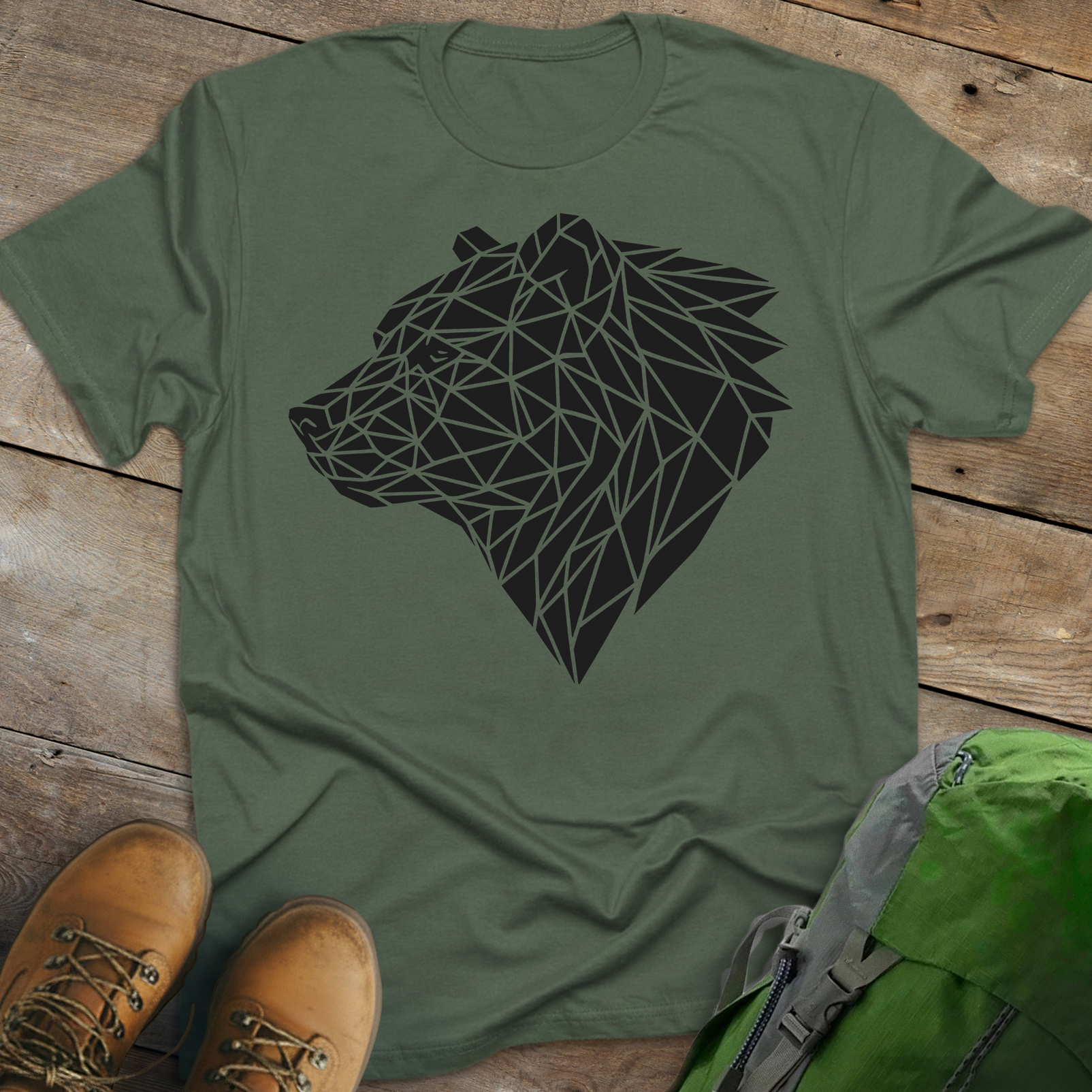 Geometric Bear T-shirt