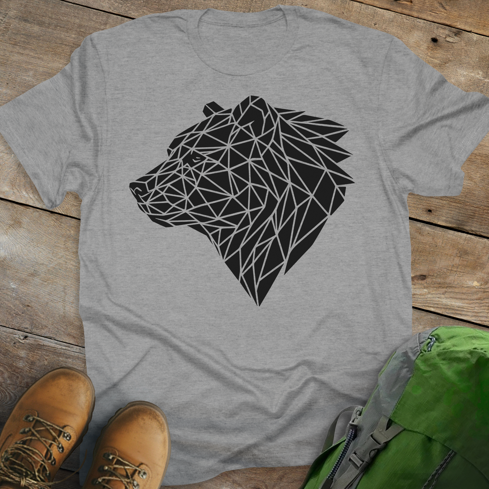 Geometric Bear T-shirt