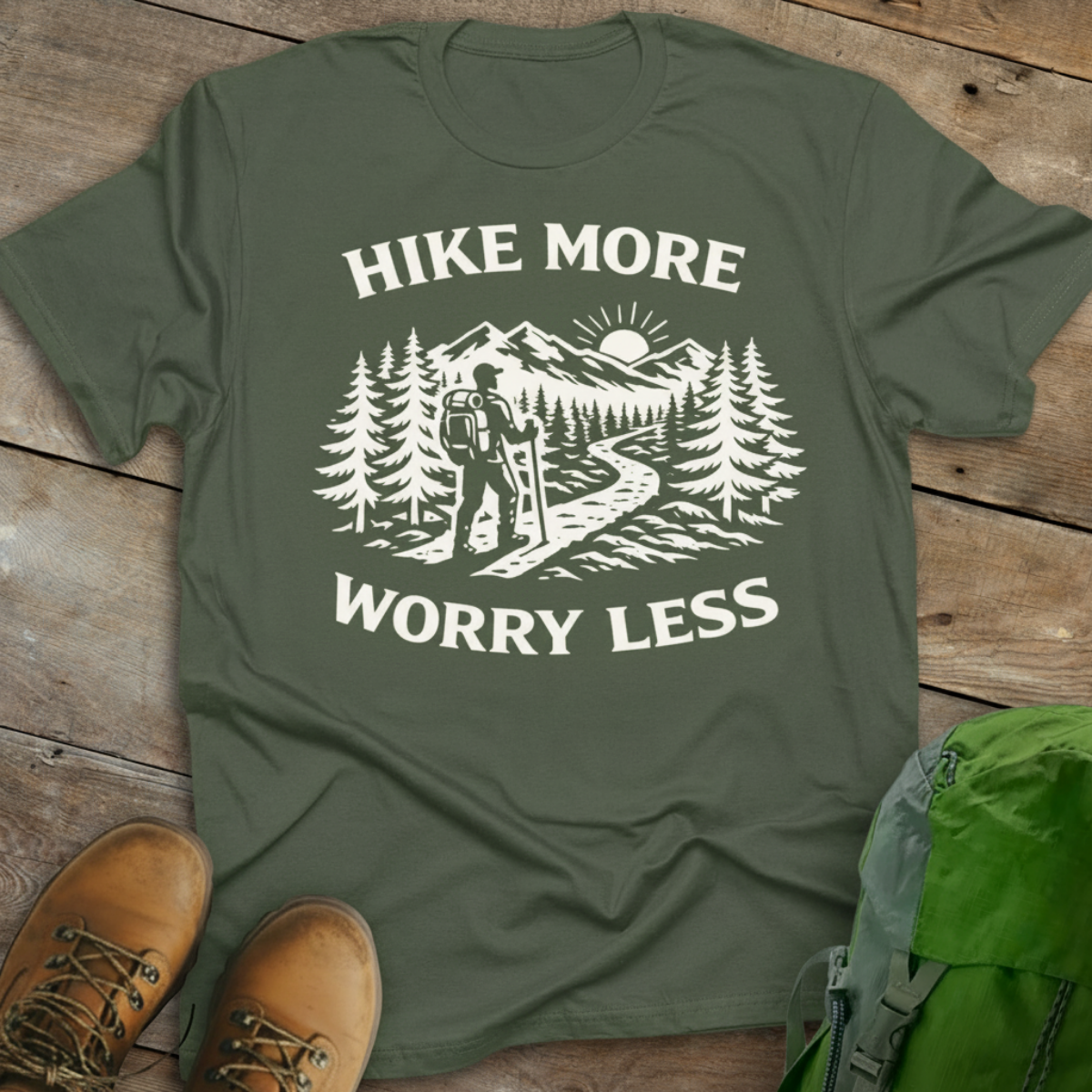Hike More Worry Less T-shirt