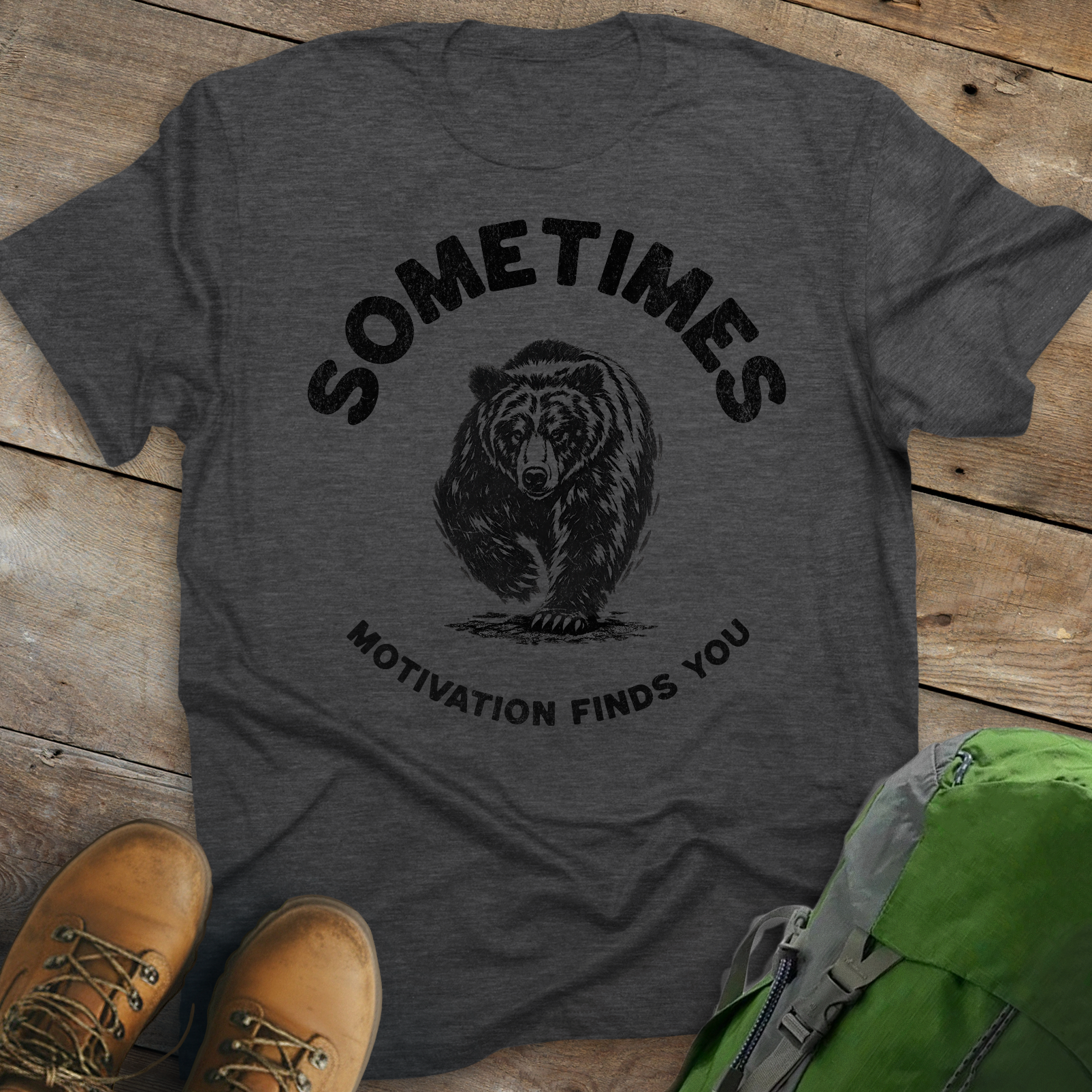 Sometimes Motivation Finds You T-shirt