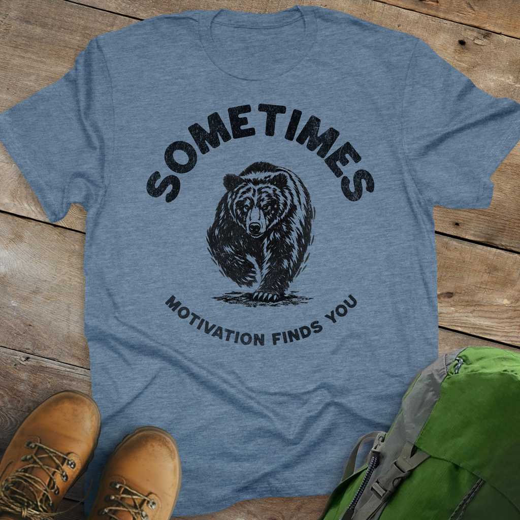 Sometimes Motivation Finds You T-shirt