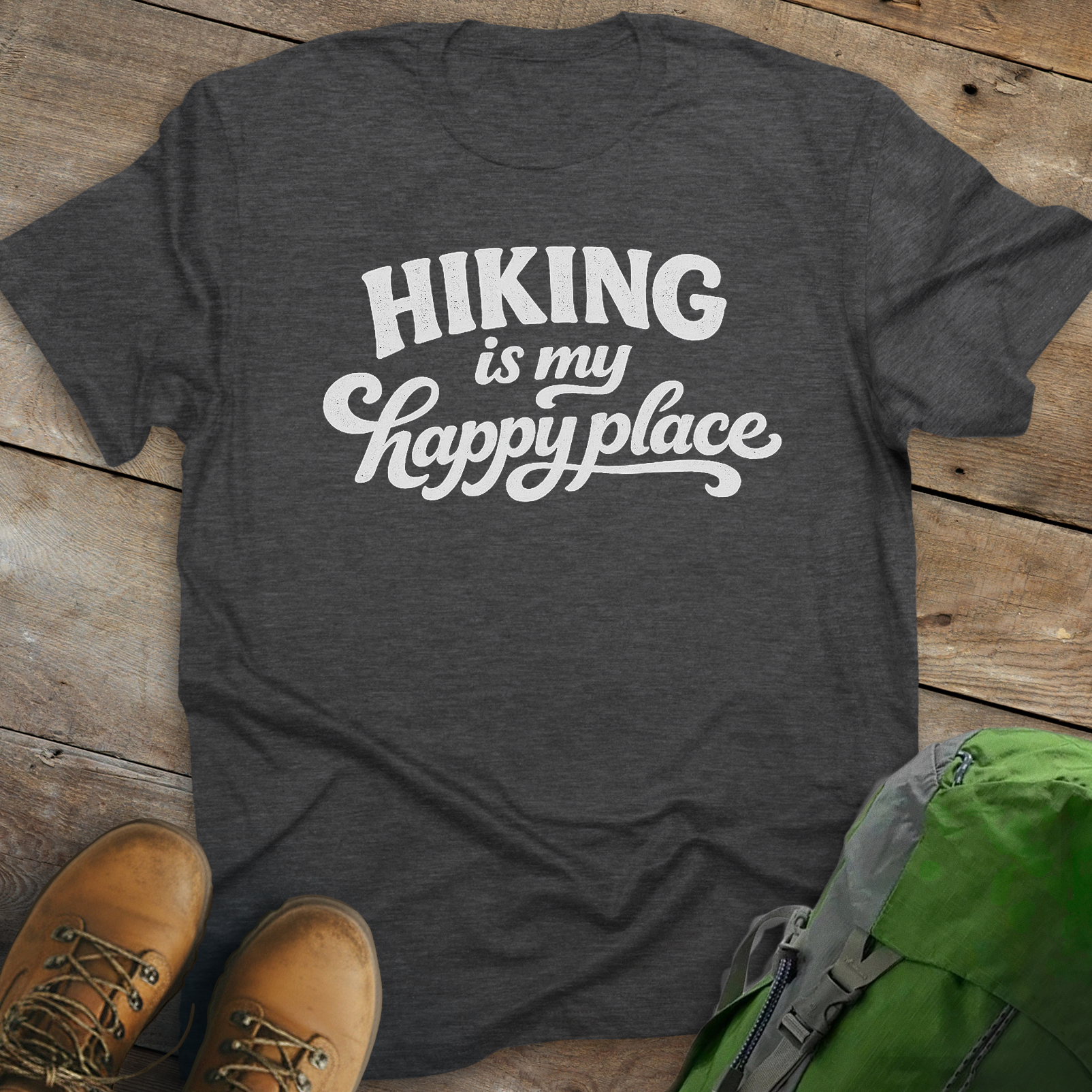 Hiking Is My Happy Place T-shirt