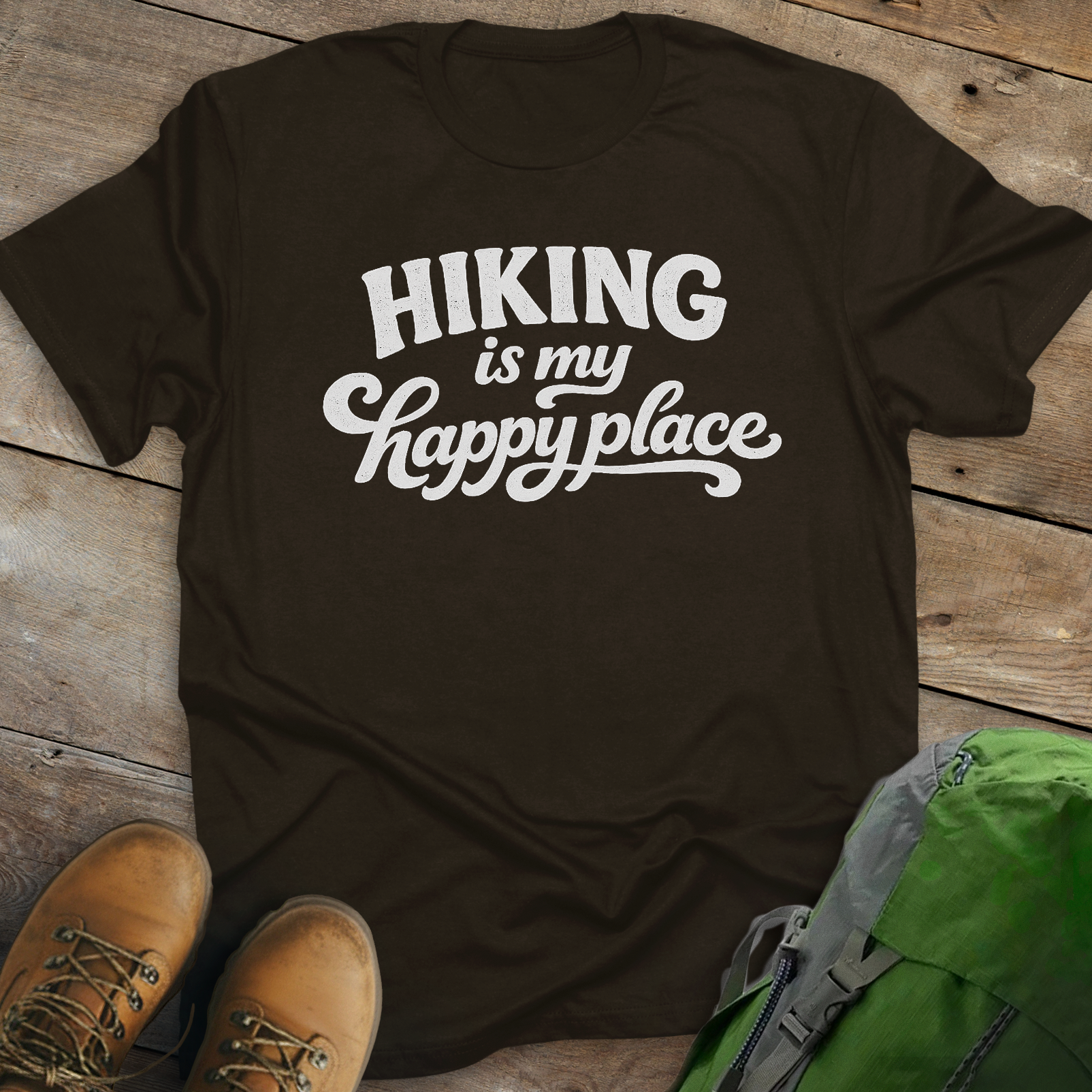 Hiking Is My Happy Place T-shirt