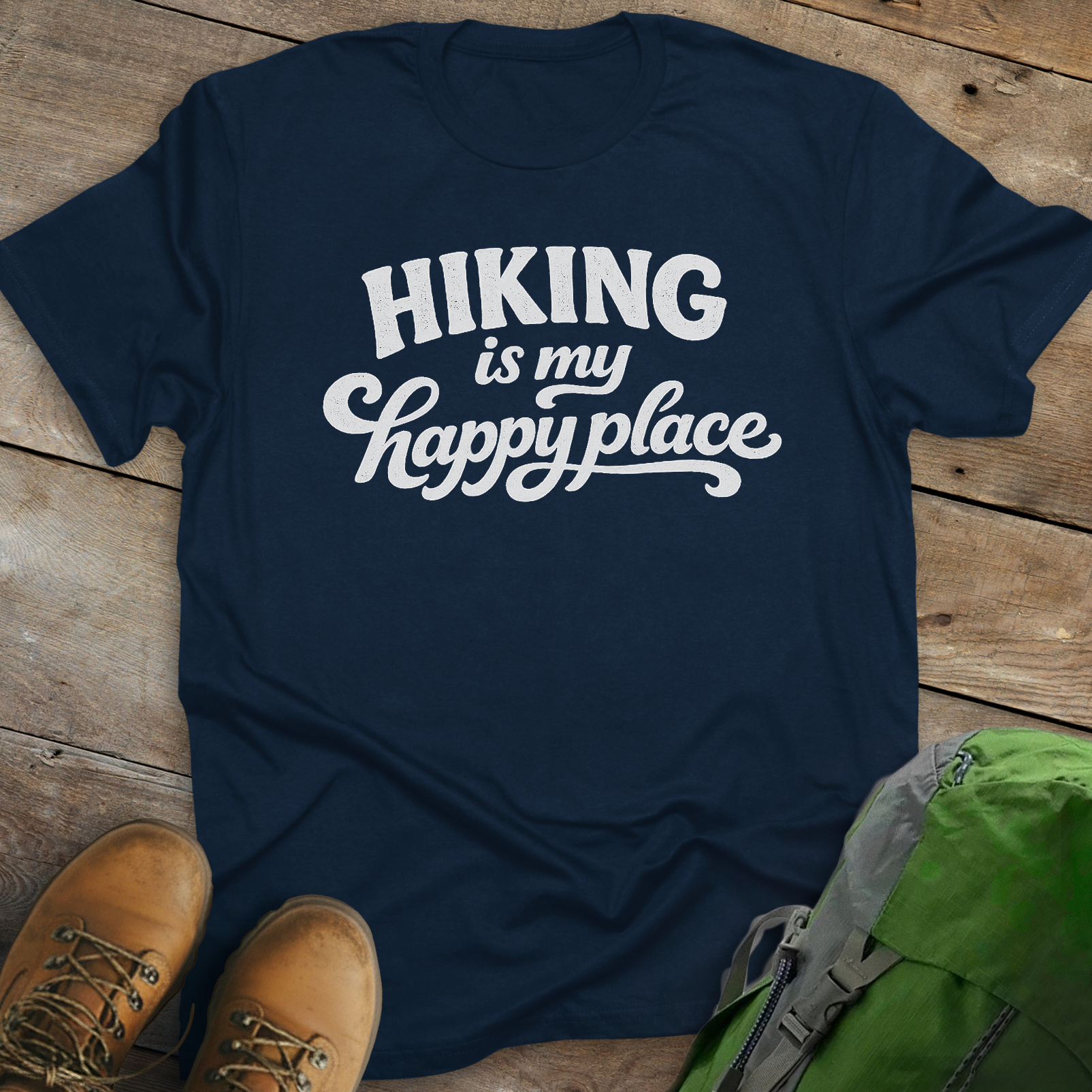 Hiking Is My Happy Place T-shirt