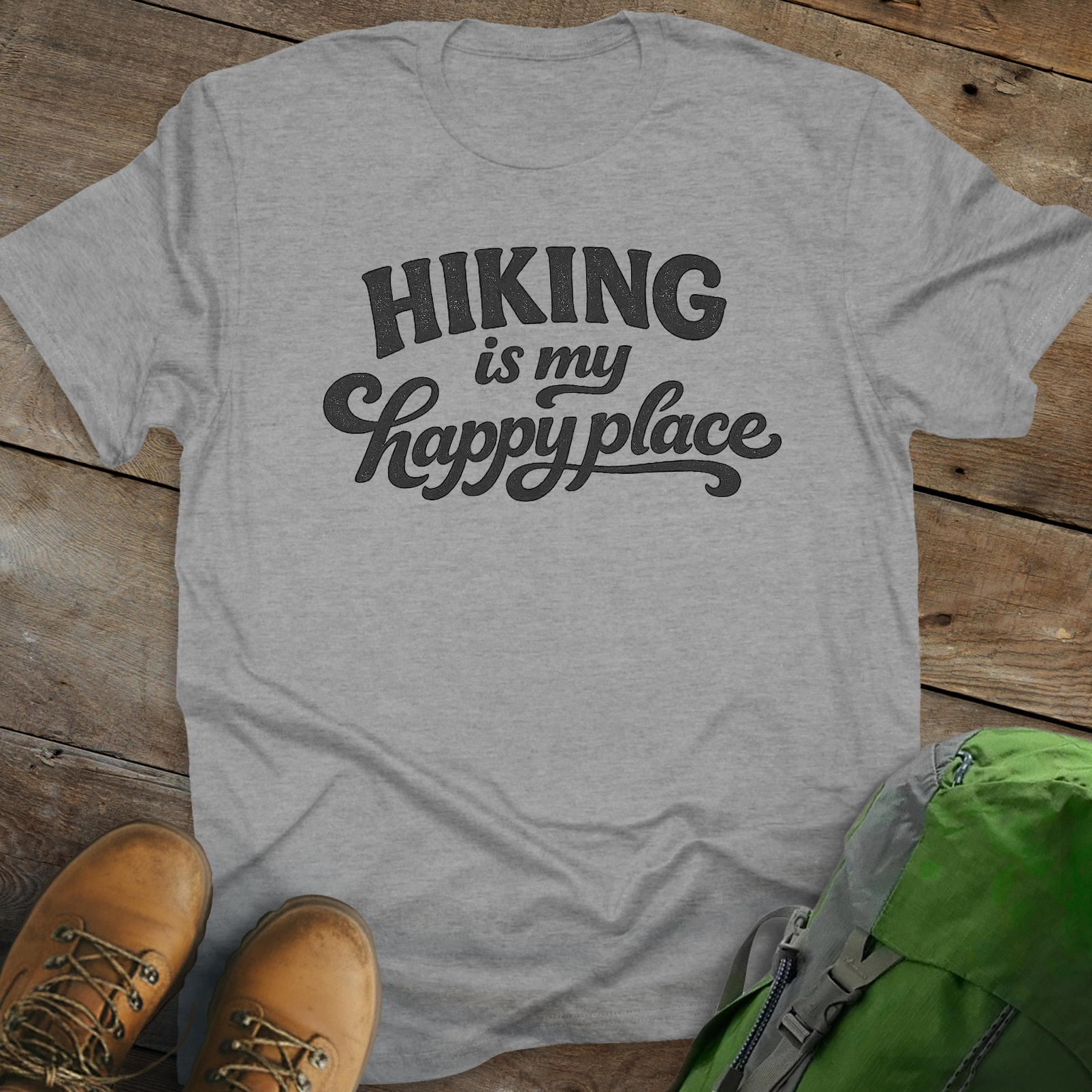 Hiking Is My Happy Place T-shirt